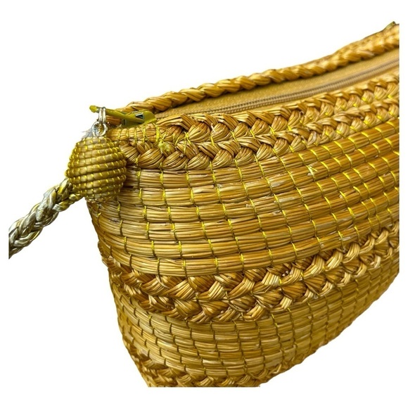 Vitória Golden Grass handmade bag from Brazil - Picture 7 of 12